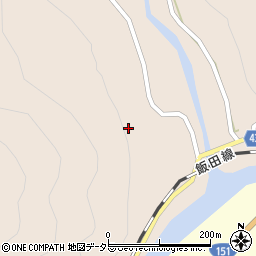 愛知県新城市豊岡南平周辺の地図