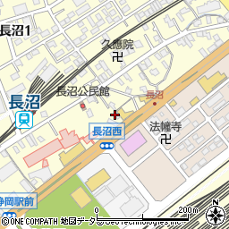 静岡シェル石油販売株式会社　カーケアセルフ長沼ＳＳ周辺の地図