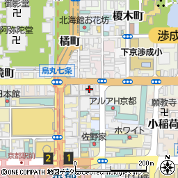 京都府京都市下京区真苧屋町214周辺の地図