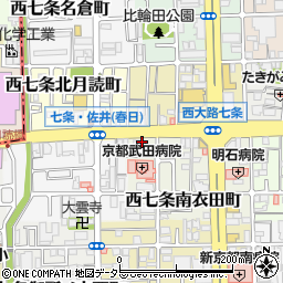 さくら薬局京都西大路七条店周辺の地図