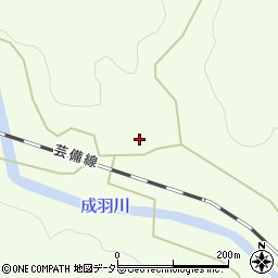 広島県庄原市東城町小奴可2173周辺の地図