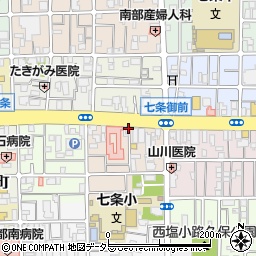 阪神調剤薬局　京都南店周辺の地図