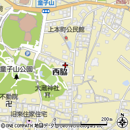 兵庫県西脇市西脇718周辺の地図