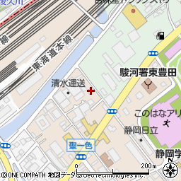トーヨータイヤ静岡販売倉庫周辺の地図