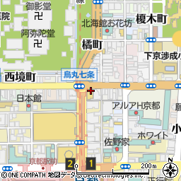 TCB東京中央美容外科　京都駅前院周辺の地図