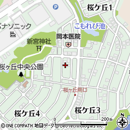 滋賀県草津市桜ケ丘周辺の地図