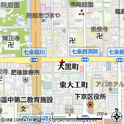 ヤチヨコアシステム株式会社　京滋営業所周辺の地図