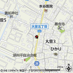 コスモ瀬田ＳＳ周辺の地図