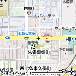 京都府京都市下京区朱雀北ノ口町周辺の地図