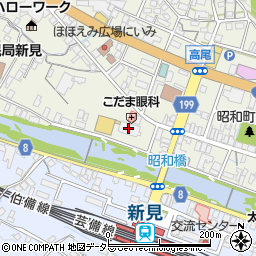 ＪＡ晴れの国岡山新見駅前周辺の地図