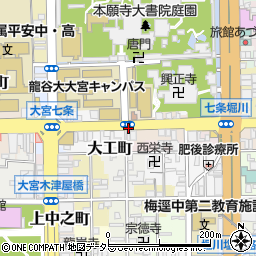 〒600-8269 京都府京都市下京区西八百屋町の地図
