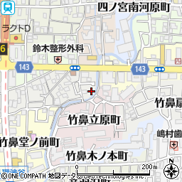 京都府京都市山科区竹鼻西ノ口町6周辺の地図