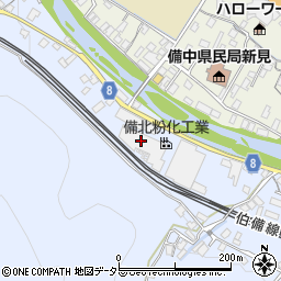 岡山県新見市西方704周辺の地図