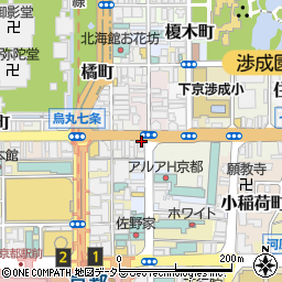 焼肉 やる気 京都駅前店周辺の地図