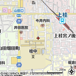 京都府京都市西京区上桂森上町11-43周辺の地図