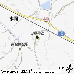 日森神社周辺の地図