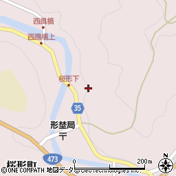 愛知県岡崎市桜形町中門21-2周辺の地図