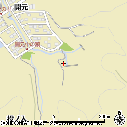 愛知県岡崎市米河内町投ノ入周辺の地図