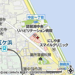 滋賀県大津市御殿浜22周辺の地図