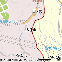 京都府亀岡市篠町王子（大江山）周辺の地図