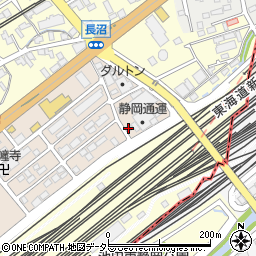 デンヨー　静岡営業所周辺の地図
