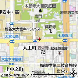 京都府京都市下京区西八百屋町142周辺の地図