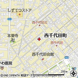 静岡県静岡市葵区西千代田町7周辺の地図