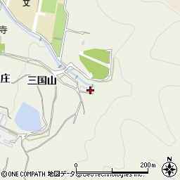 京都府亀岡市曽我部町寺三国山周辺の地図