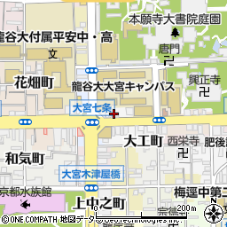 京都銀行七条支店周辺の地図