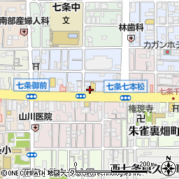 京都府京都市下京区西七条北東野町112周辺の地図