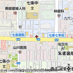 京都府京都市下京区西七条北東野町27周辺の地図