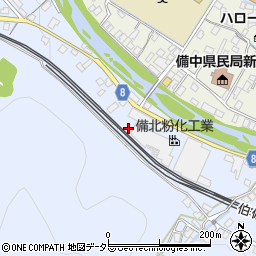 岡山県新見市西方726周辺の地図