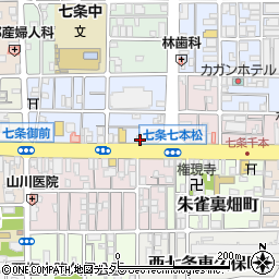 京都府京都市下京区西七条北東野町121周辺の地図