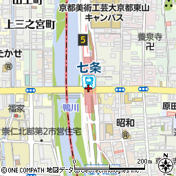 七条駅 京都府京都市東山区 駅 路線図から地図を検索 マピオン