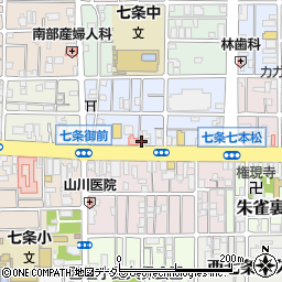 京都府京都市下京区西七条北東野町25周辺の地図