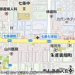 京都府京都市下京区西七条北東野町115周辺の地図