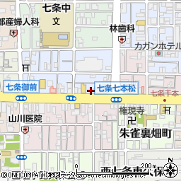 京都府京都市下京区西七条北東野町116周辺の地図