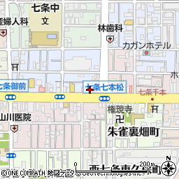 京都府京都市下京区西七条北東野町128周辺の地図