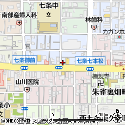 京都府京都市下京区西七条北東野町110周辺の地図