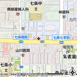 京都府京都市下京区西七条北東野町26周辺の地図