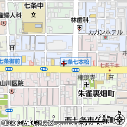 京都府京都市下京区西七条北東野町123周辺の地図