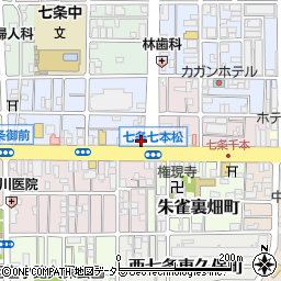 京都府京都市下京区西七条北東野町130周辺の地図