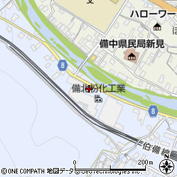 岡山県新見市西方721周辺の地図