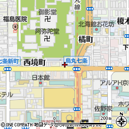 京都府京都市下京区中居町113周辺の地図