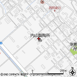 内山製陶所周辺の地図