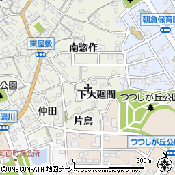 愛知県知多市新知下大廻間周辺の地図