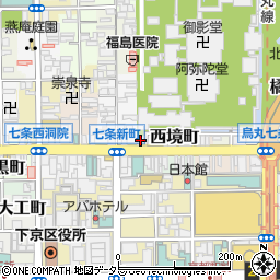 京都府京都市下京区新シ町141周辺の地図