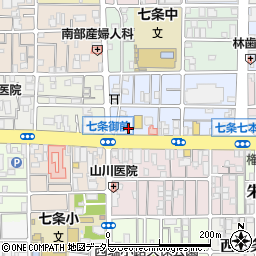 京都府京都市下京区西七条北東野町13周辺の地図