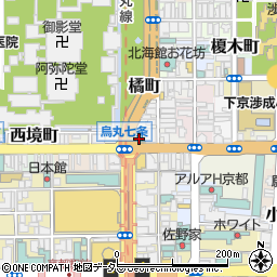 天ぷら 割鮮酒処 へそ 京都店周辺の地図