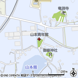 山本青年館周辺の地図